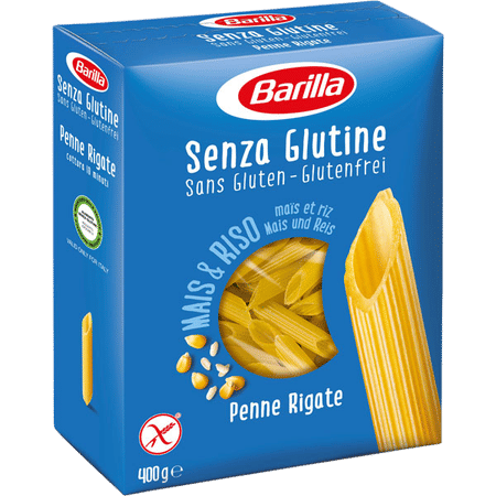 Barilla penne rigate glutén mentes 400 g.