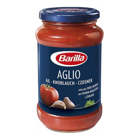 Barilla Aglio fokh., vörösb. zöldfűsz. szósz 400 g