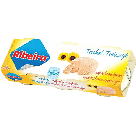 Tonhal napraforgó olajban 3x70 g