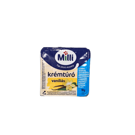 Milli krémtúró vaníliás 90gr KÖZÉTK.