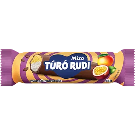 Mizo Túrórudi mangó-maracuja 45g étcsoki