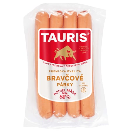 Tauris sertés virsli 150 g 81% hústartalom