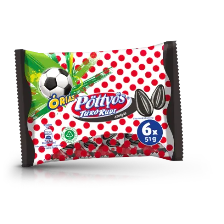 Pöttyös 6×51g Túrórudi  szotyis