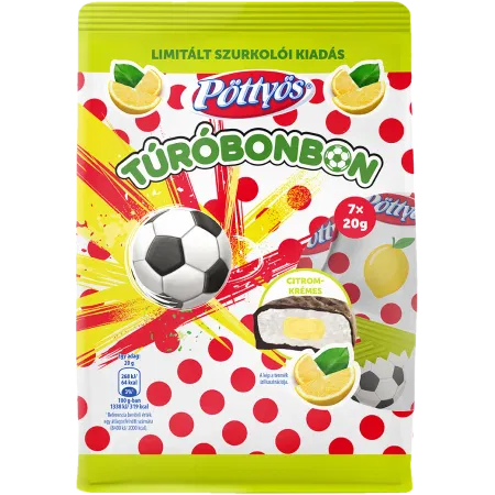 Pöttyös Bon-Bon citromkrémes 7×20g