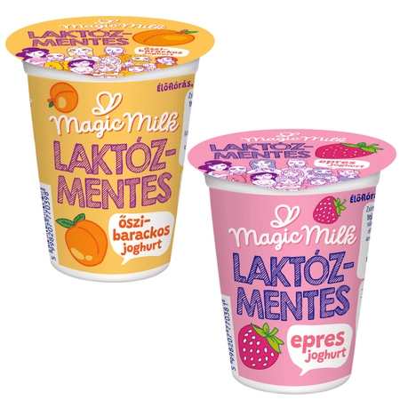 Magic Milk Laktózm.gyümölcsjoghurt 150g eper