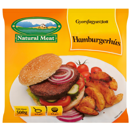 Fagy. hamburger hús 500g NATURAL MEAT