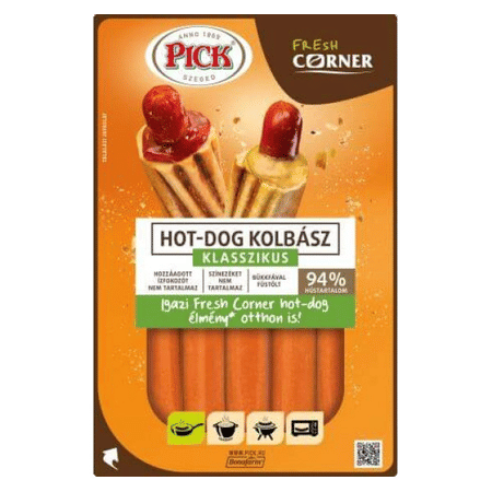Pick Fresh Corner hot-dog klasszik 300 g