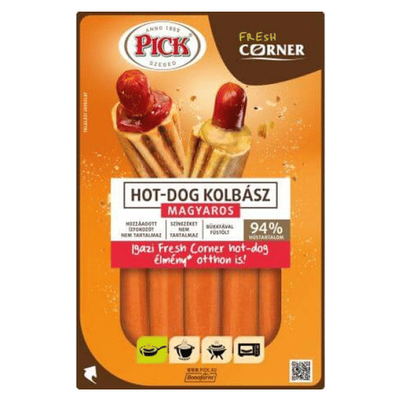 Pick Fresh Corner hot-dog magyaros 300 g