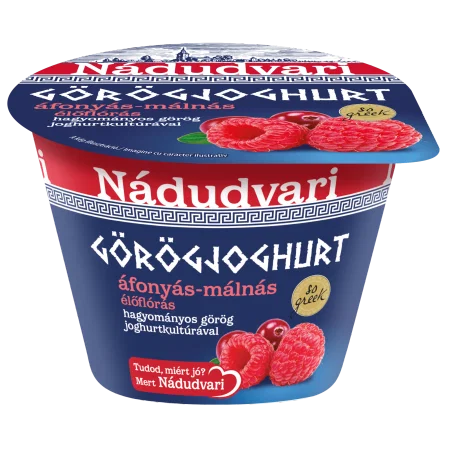 Nádudvari görög joghurt áfonya-málna 180 g,