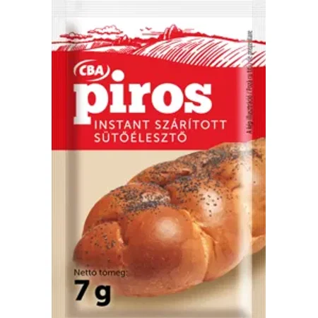 Élesztő instant 7g CBA piros